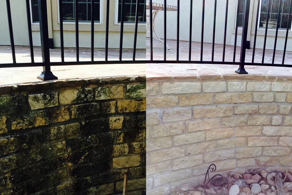 spacek patio power washing before and after