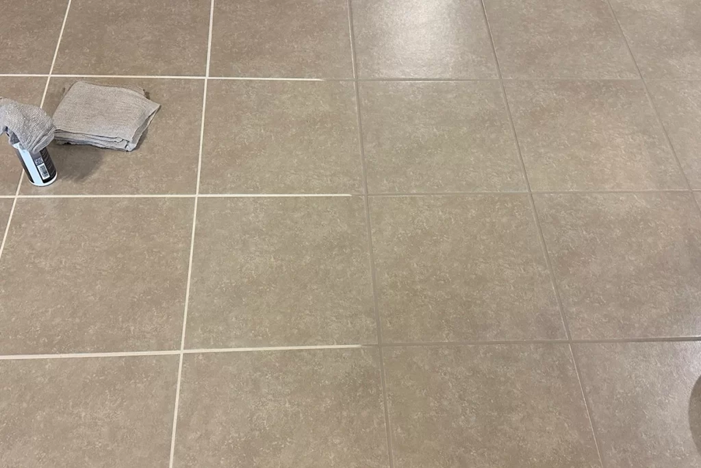 spacek grout tile color sealing before and after